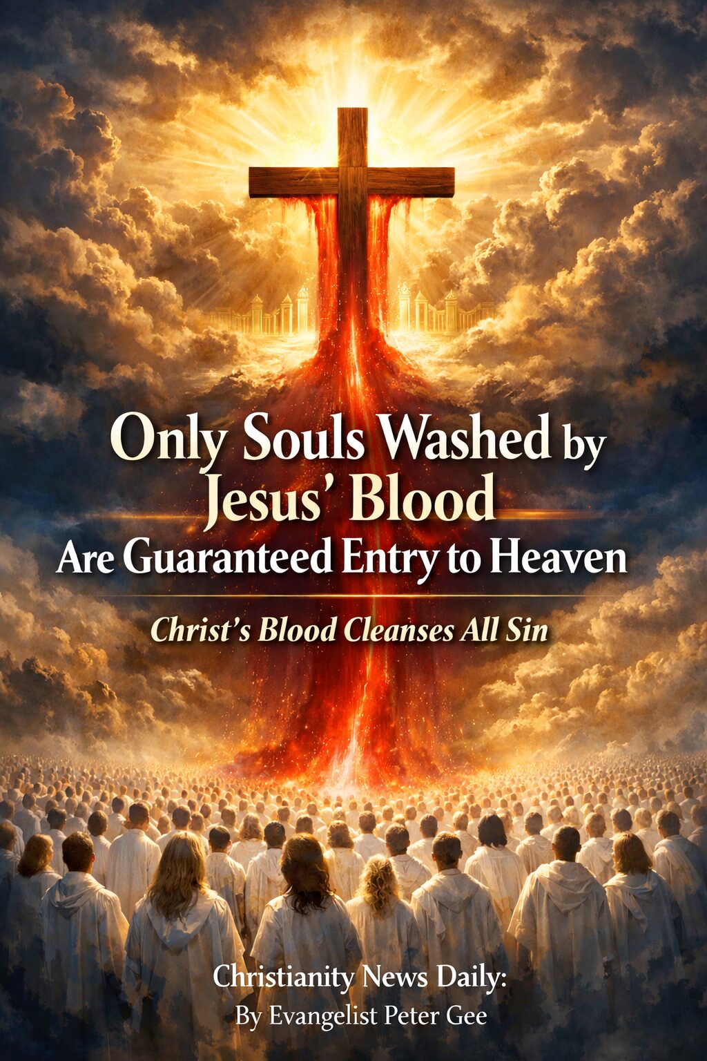 Only Souls Washed by Jesus' Blood Are Guaranteed Entry to Heaven Since Christ's Blood Cleanses All Sin